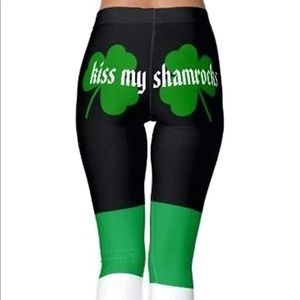 St Patricks Day Leggings Women High Waist Yoga